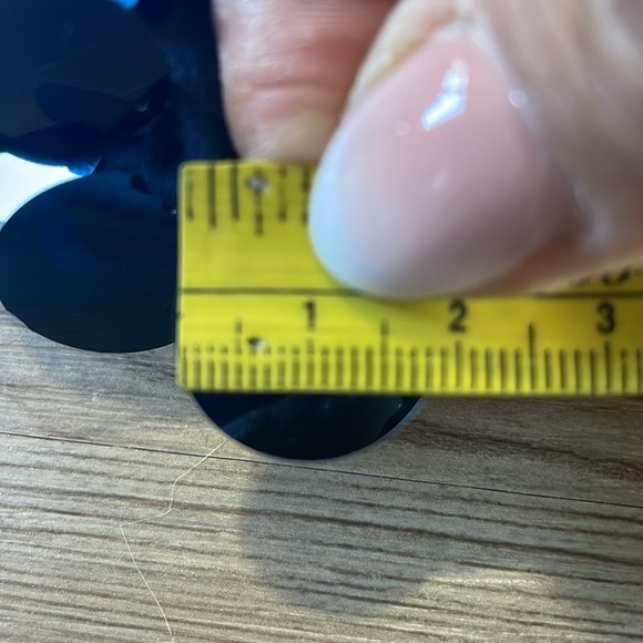 Black Tie  He-Ro Industries Vintage sequined dress Navy Silk Cocktail Evening 14 - Picture 12 of 13